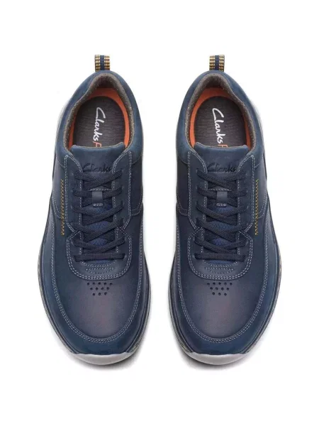 Čipkované tenisky Clarks modrá