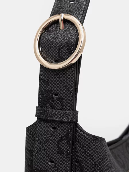 Guess torebka MERIDIAN czarna