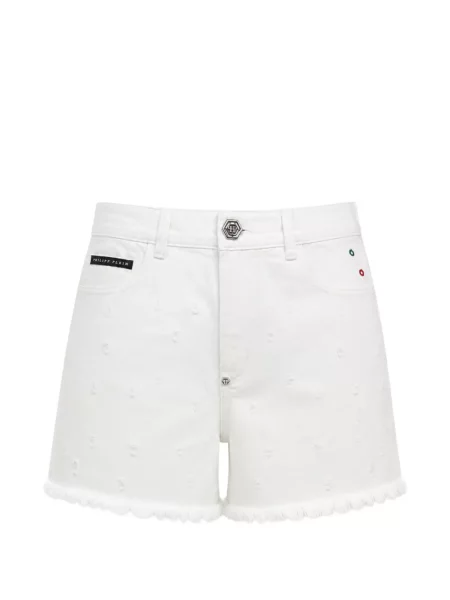 Pantaloni Philipp Plein alb