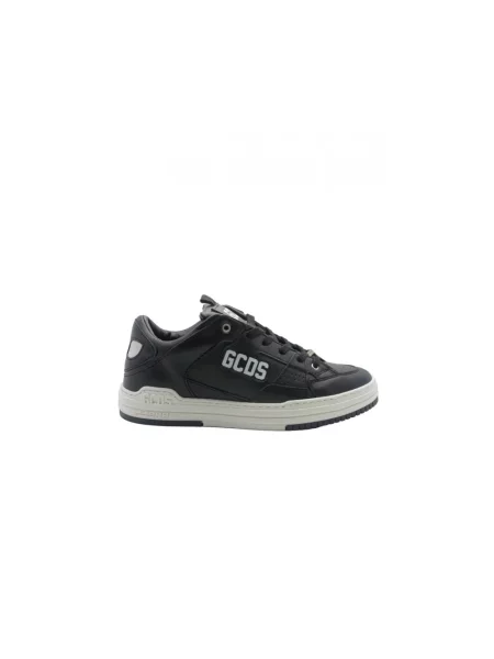 Sneakersy Gcds skórzane czarne