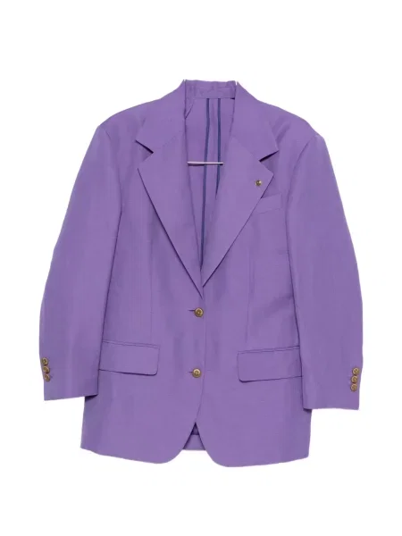 Sacou Versace cu rever violet