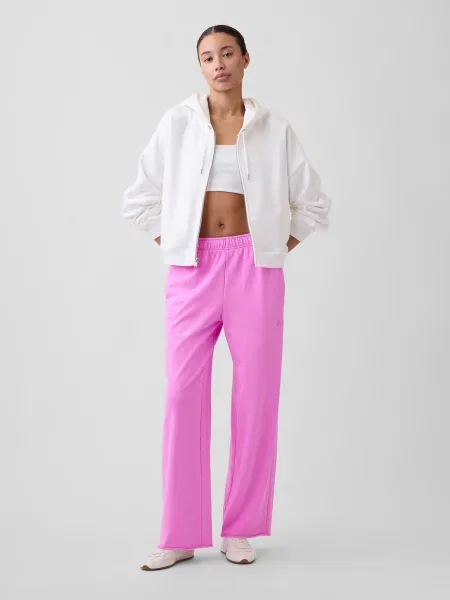 GAP Pantaloni WEEKENDER roz eozină alb