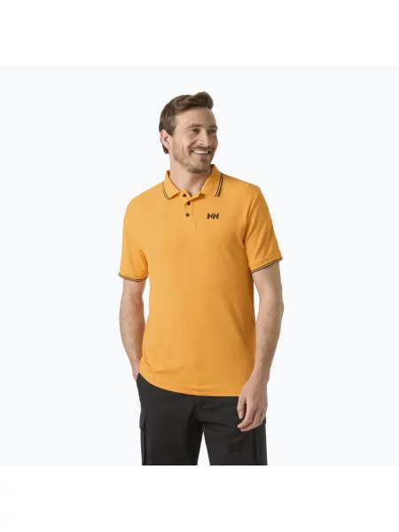 Tricou polo pentru bărbați Helly Hansen Kos Polo orange sorbet portocaliu