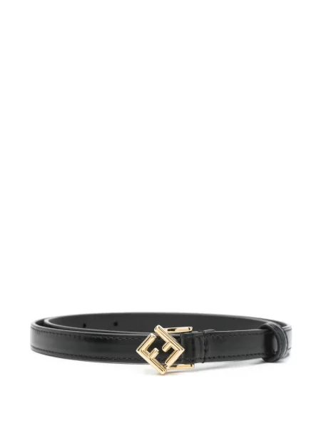Cu centură curea Fendi negru