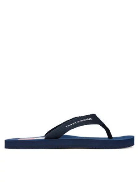 Dětské pantofle Tommy Hilfiger modré