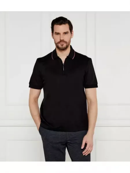 BOSS BLACK Polo H-Paras 59 negru