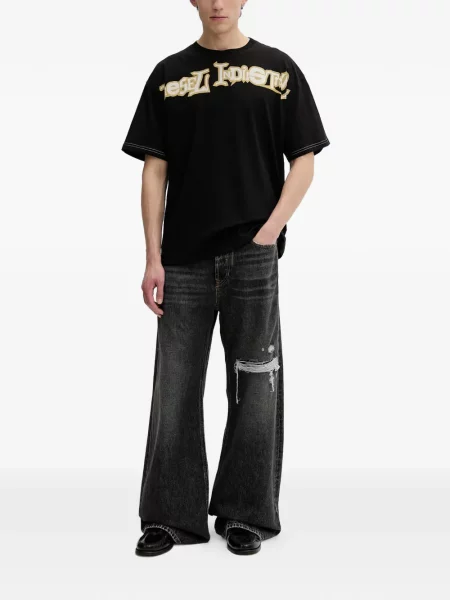 Tricou Diesel cu imagine negru