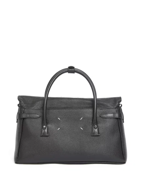 Iš natūralios odos odinė rankinė Maison Margiela juoda