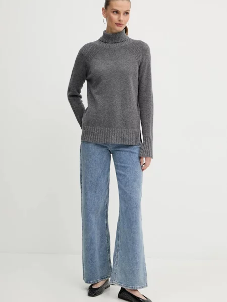 Twinset pulover de lână gri