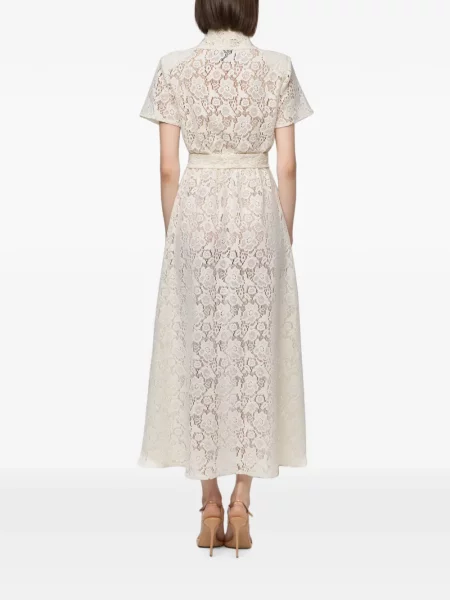 Cu centură rochie midi Atu Body Couture din dantelă