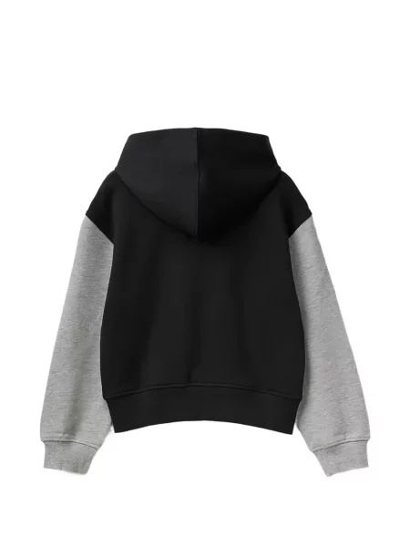 Bluza z kapturem dziecięca Benetton czarna