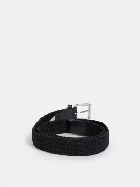 Ζωσμένος ζώνη Jack & Jones μαύρο