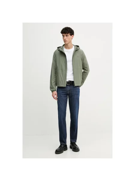 Trussardi krótka kurtka zielona