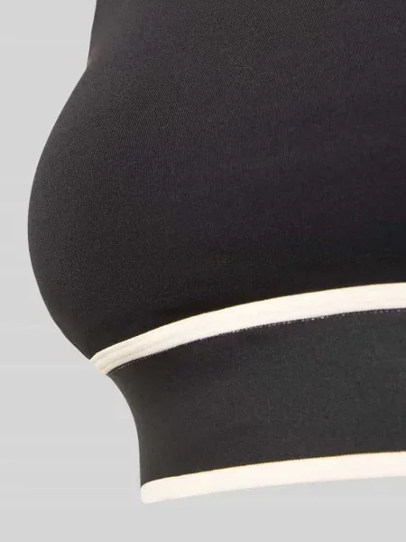 Biustonosz sport o kroju slim fit z detal z logo Fabletics czarny