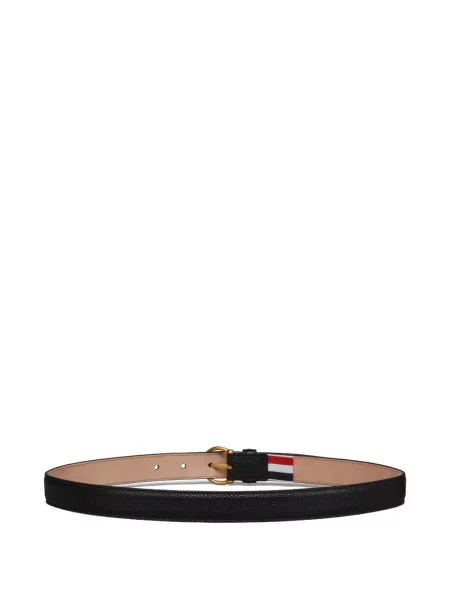 Curea Thom Browne din piele negru