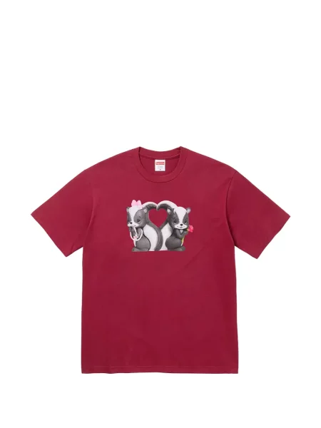 Tricou Supreme cu imagine roșu