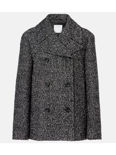 Palton Sportmax de lână negru
