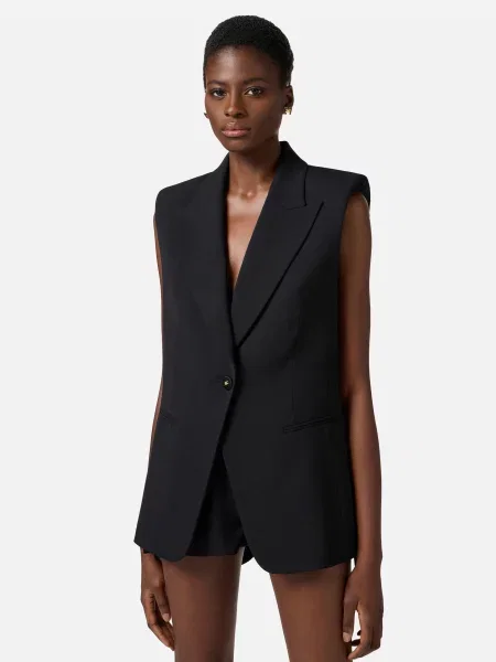 Жилет Elisabetta Franchi чорний