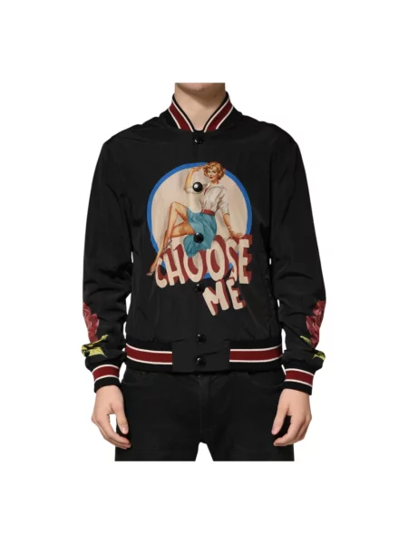 Kurtka puchowa Dolce And Gabbana czarna