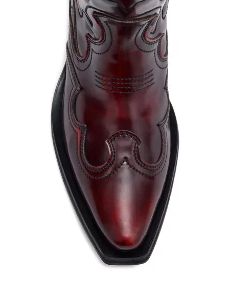 Botine Ganni cu broderie
