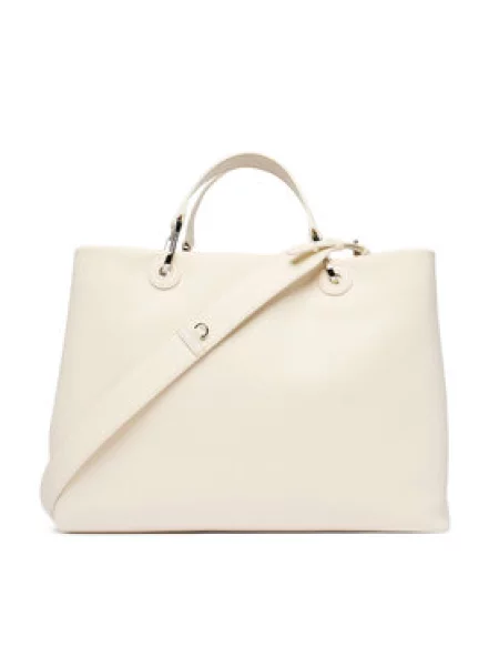 Ročna torba Emporio Armani Écru