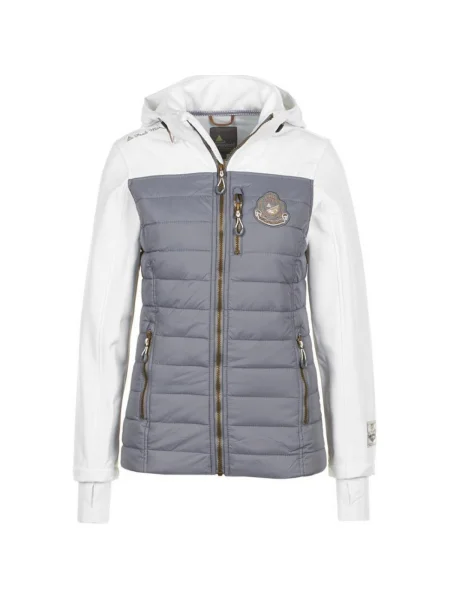 Geacă Peak Mountain softshell alb
