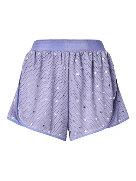 Pantaloni scurți Pinko cu paiete violet