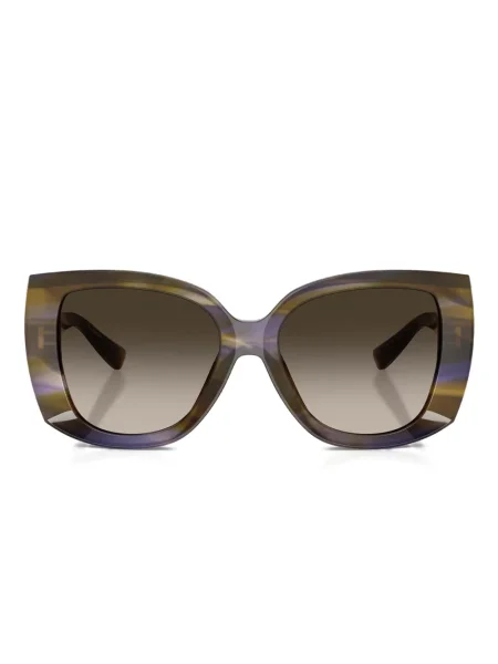 Ochelari de soare Dolce & Gabbana Eyewear cu dungi verde