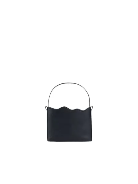 Torebka Malababa skórzana czarna