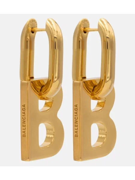 Cercei Balenciaga auriu