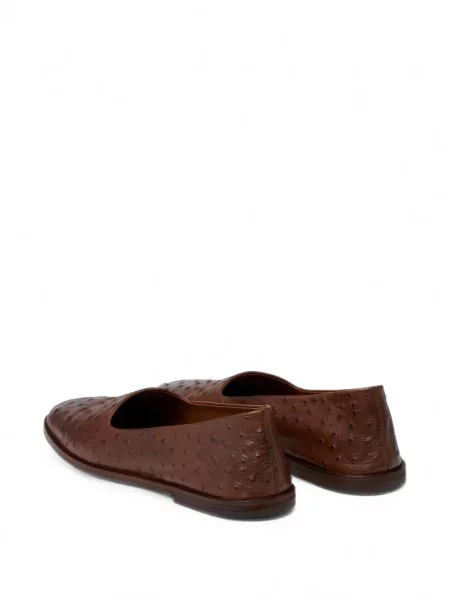 Pantofi loafer Marsell din piele maro
