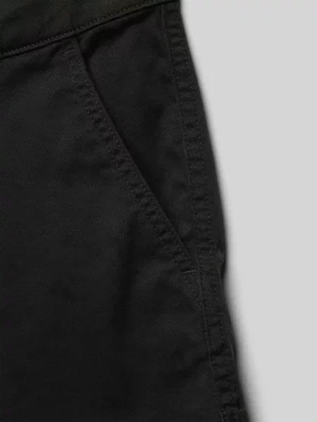 Bermudy z wpuszczanymi model ‘TONY’ Jack & Jones czarne
