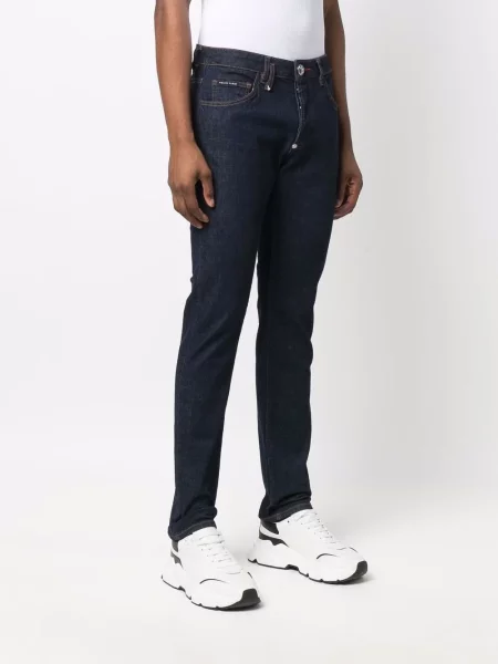 Straight fit džíny Philipp Plein modré