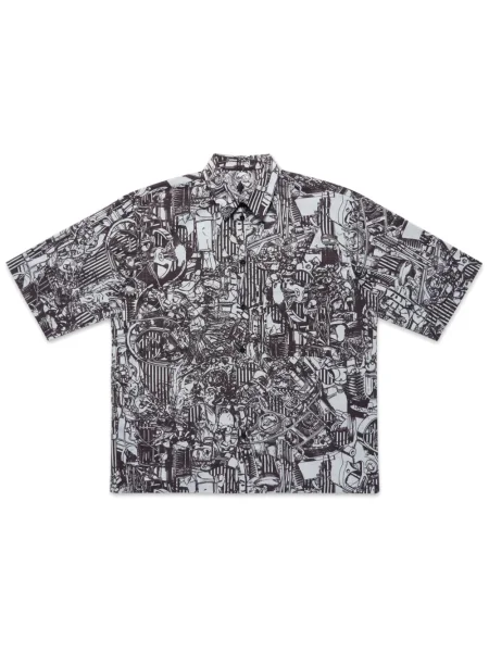 Πουκάμισο Marcelo Burlon County Of Milan γκρι