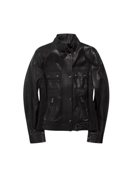 Kurtka skórzana Belstaff czarna