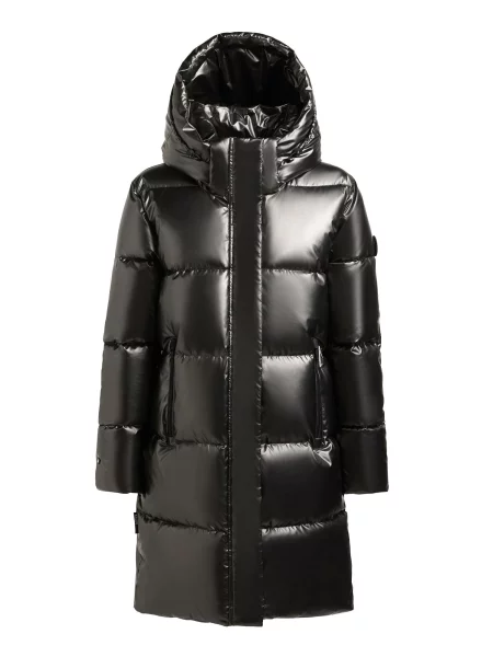 Khujo Palton de iarnă Shiny' negru