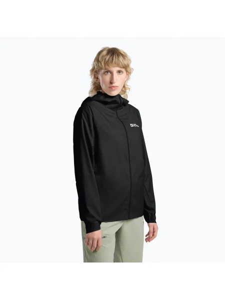 Jack Wolfskin női széldzseki Prelight Octa fekete. Méret: S fekete