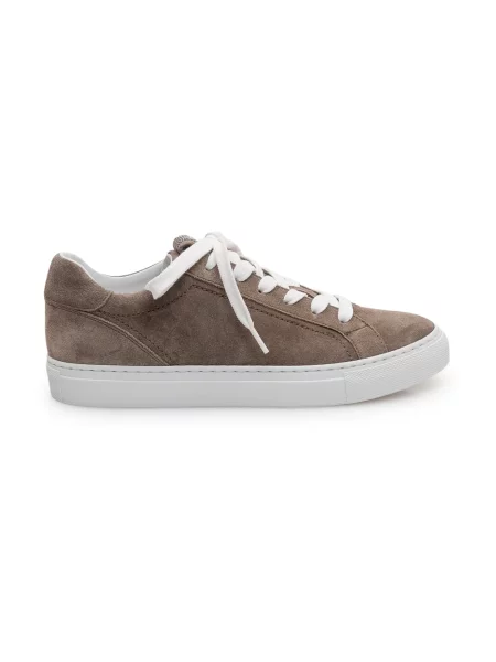 Sneakersy Brunello Cucinelli zamszowe brązowe