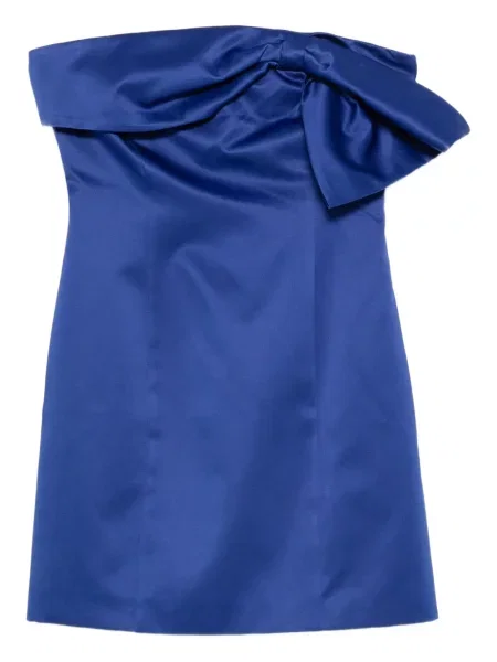 Rochie Rotate Birger Christensen cu funde de costum albastru