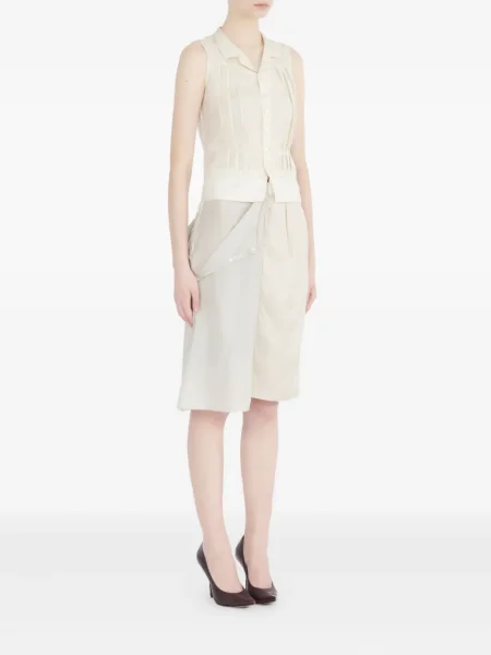 Bluză Maison Margiela fără mâneci plisată
