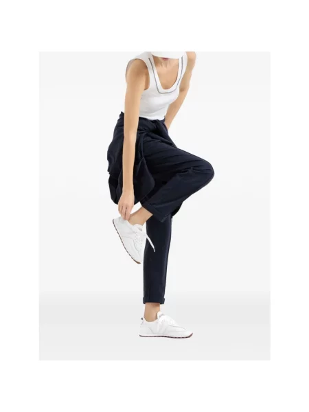 Sneakersy Brunello Cucinelli skórzane białe