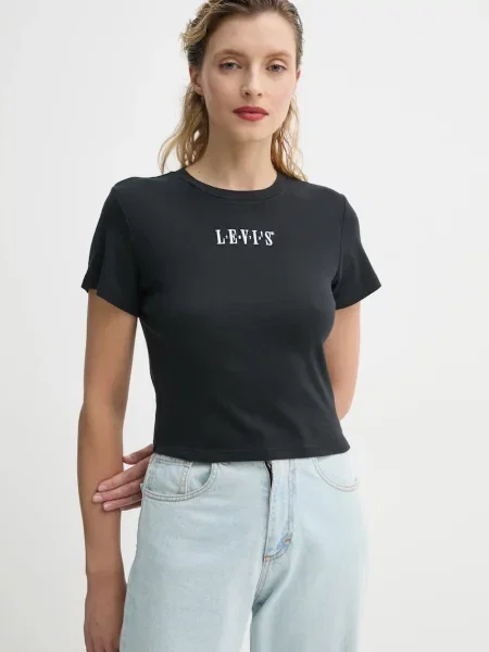 Тениска Levi's черно