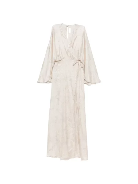 Rochie maxi Golden Goose din jacard plic