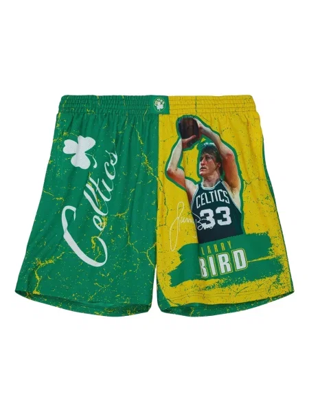 Pantaloni scurți Mitchell & Ness verde