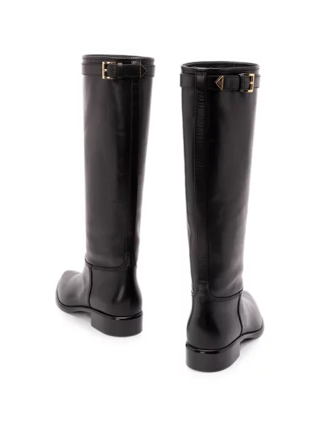 Botine Prada din piele negru