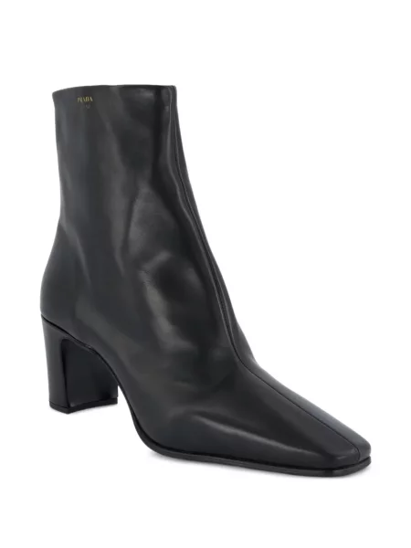 Botine Prada din piele negru