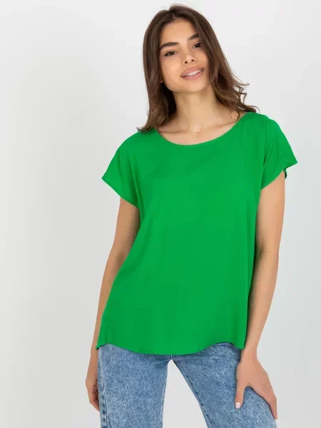 Bluză Fashionhunters verde