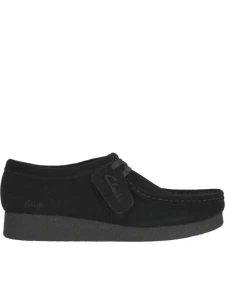 Półbuty Clarks skórzane czarne