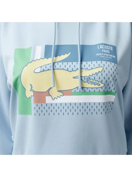 Lacoste толстовка блакитна