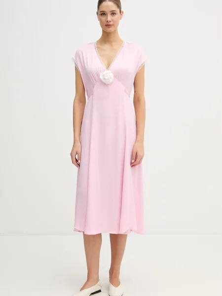 The Sleeper sukienka bieliźniana z różowa